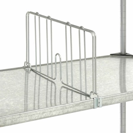 Global Industrial Divider for Nexel Solid Shelves, 24D x 8H 188CP86